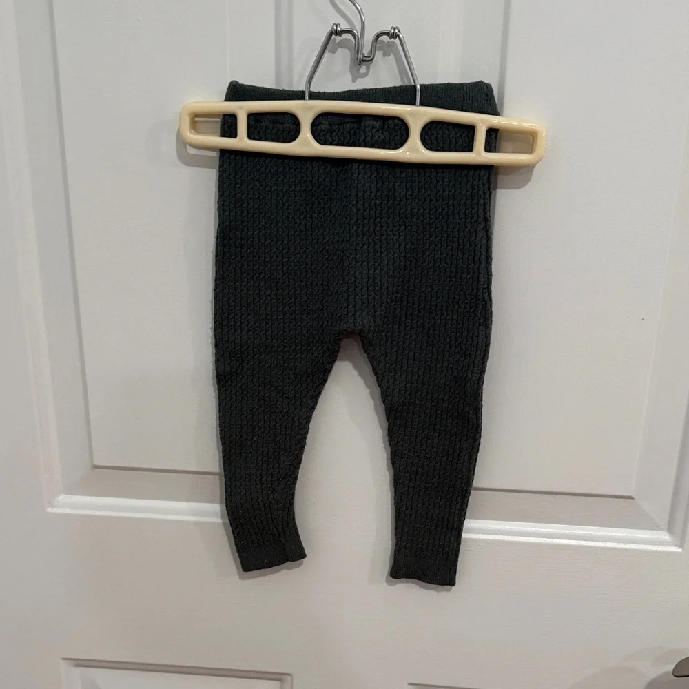 Zara Kids Dark Knit Leggings